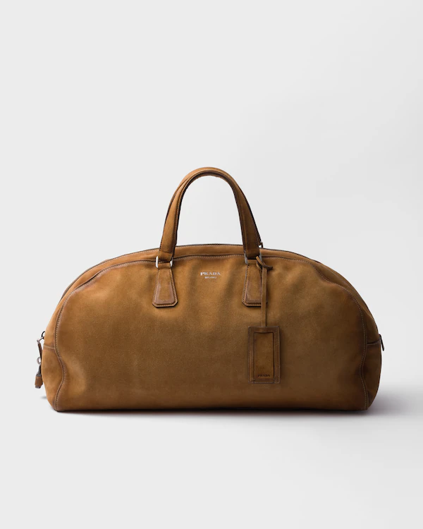 Bolsa de viagem de camurça