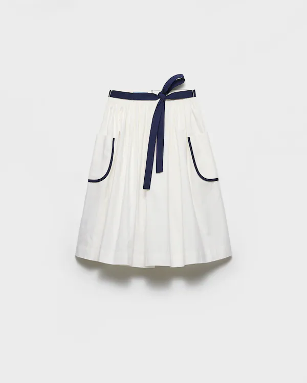 Saia toile com efeito desfiado