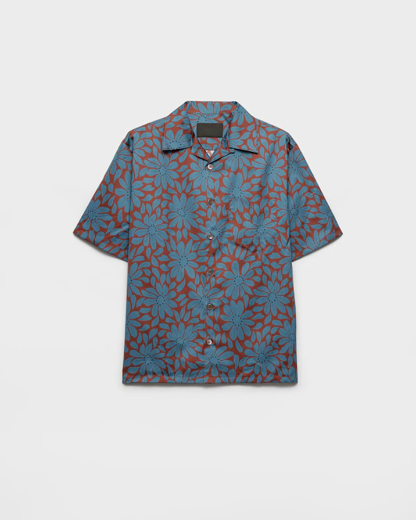 Camisa de algodão com manga curta