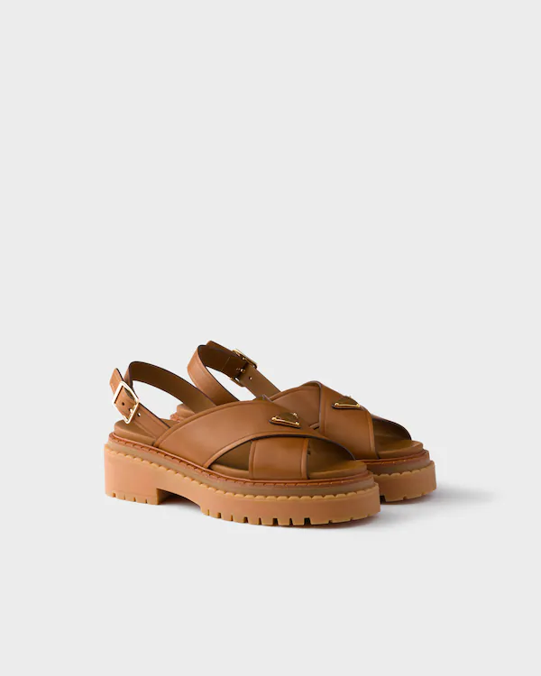 Sandalhas de couro