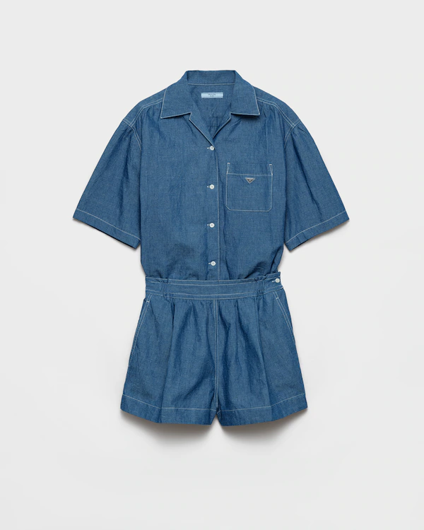 Macacão chambray