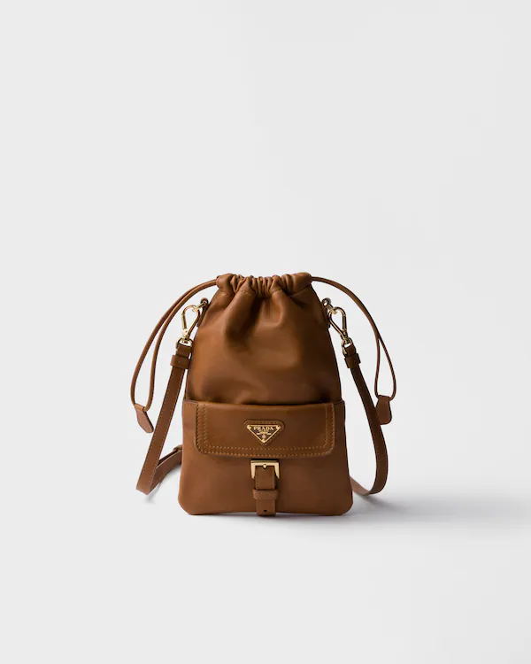 Bolsa de couro napa