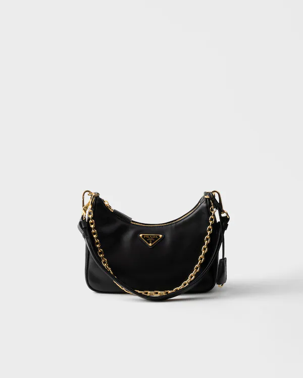 Bolsa de couro Prada Re-Edition mini