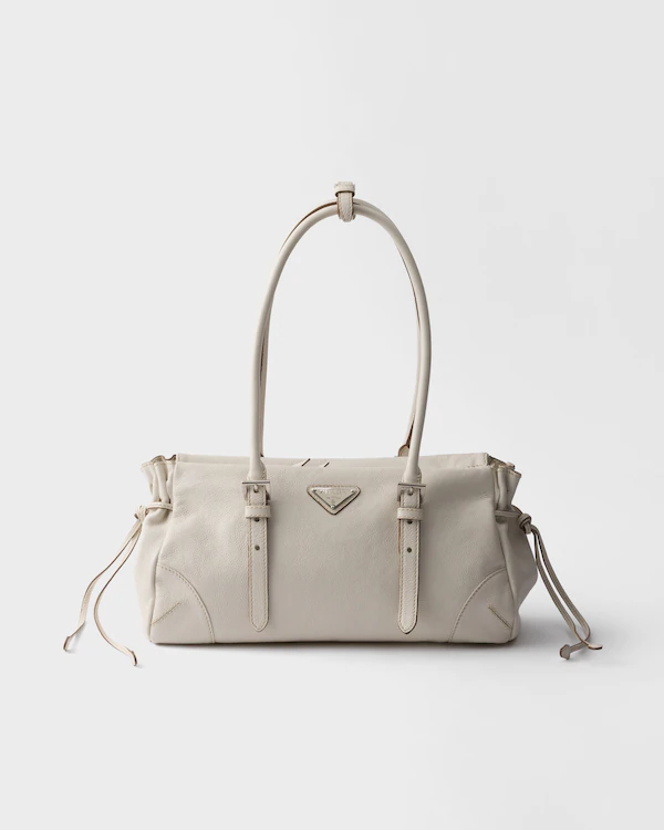 Bolsa tote de couro envelhecido Prada Bonnie médio