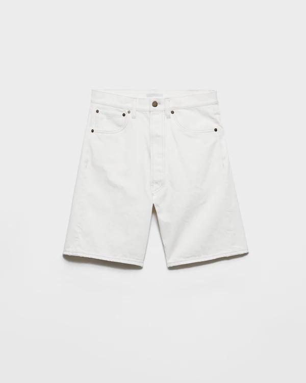 Bermudas de denim antigo