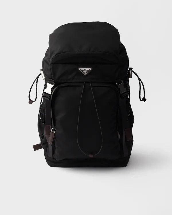 Mochila Prada Speedrock em Re-Nylon e couro