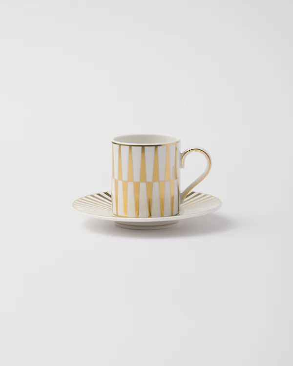 Caneca de porcelana - Listras