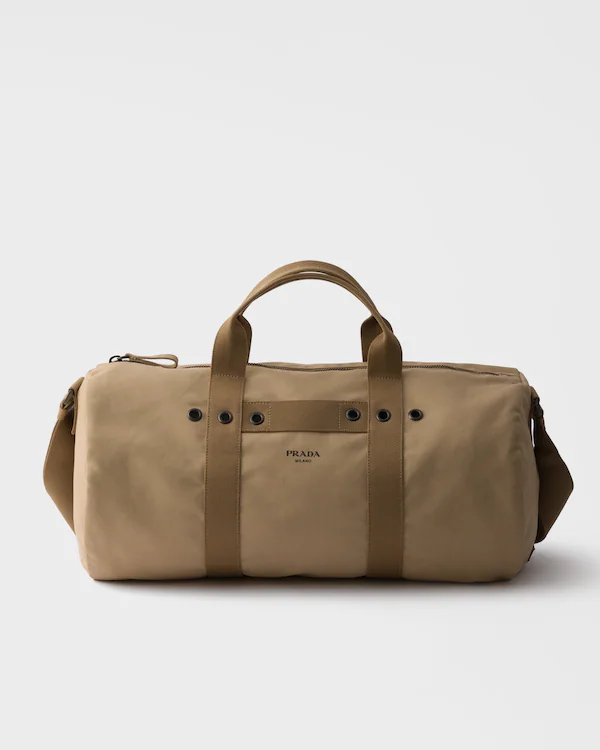 Bolsa duffel em tecido
