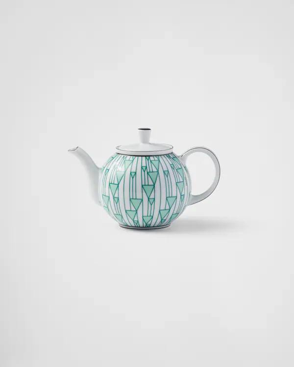 Chaleira de porcelana - Verde Viena