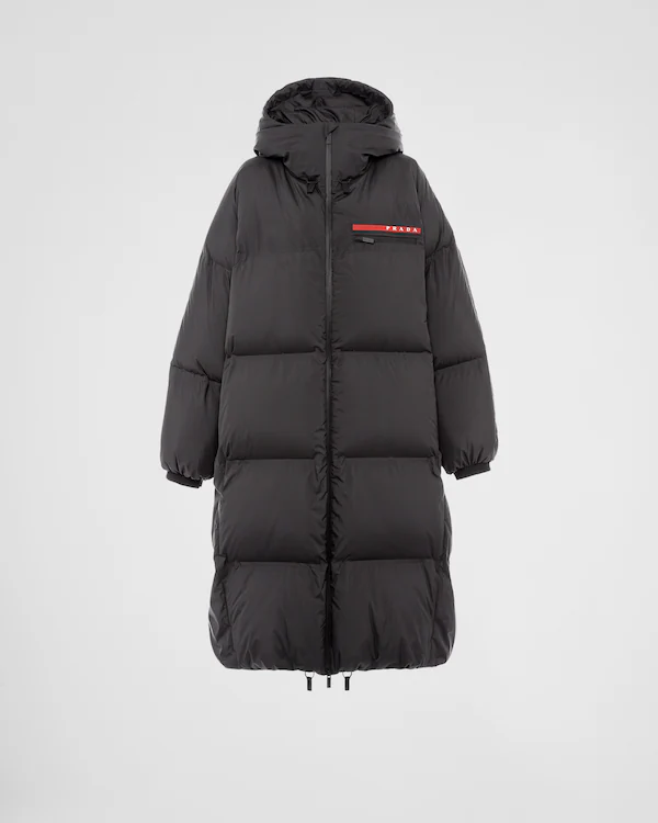 Casaco de penas Re-Nylon técnico oversized