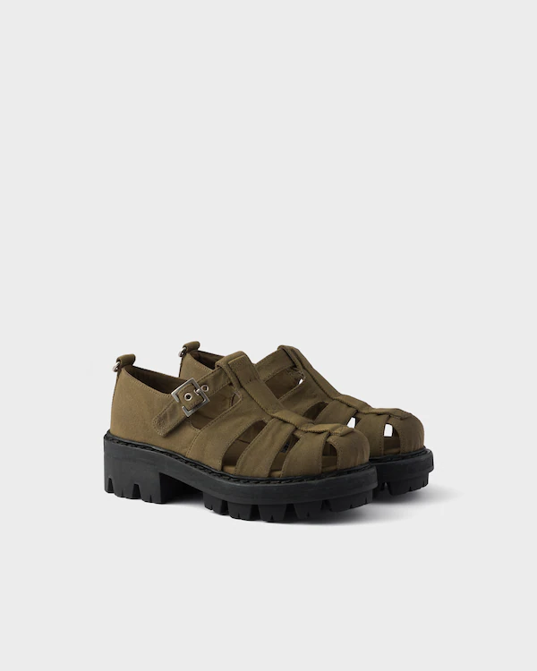 Sandalhas de pescador em tecido