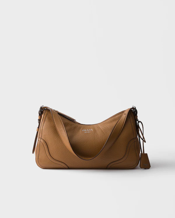 Bolsa de ombro de couro grande Prada Aimèe
