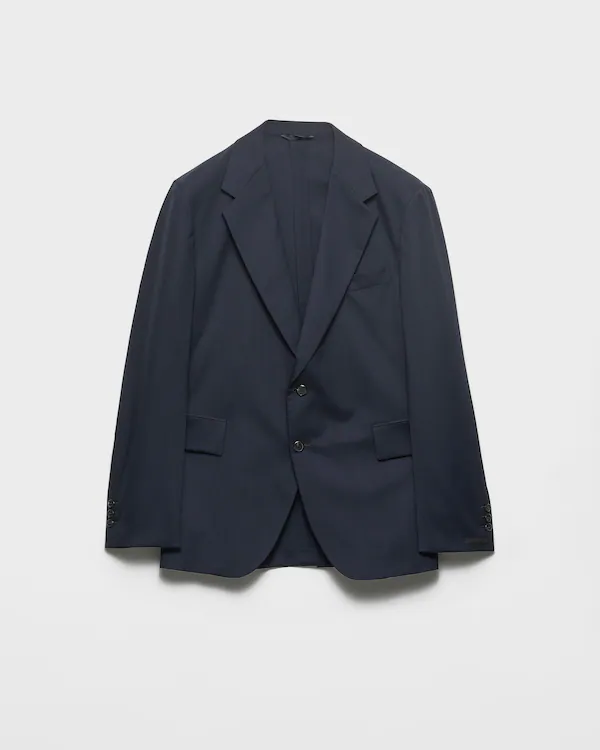 Jaqueta de cashmere com um botão