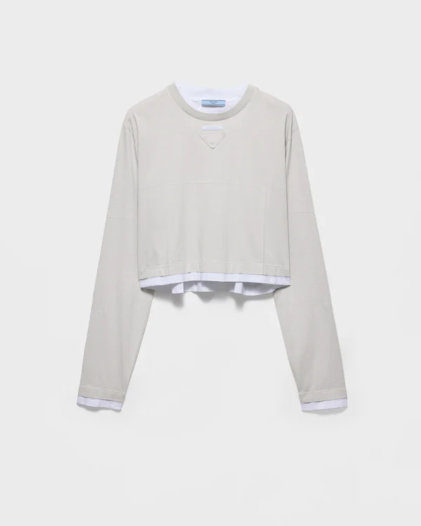 Camisola de malha com mangas compridas