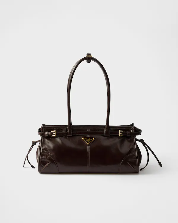 Bolsa de mão Prada Bonnie em couro médio