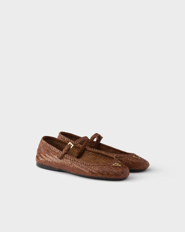Balletinas de couro