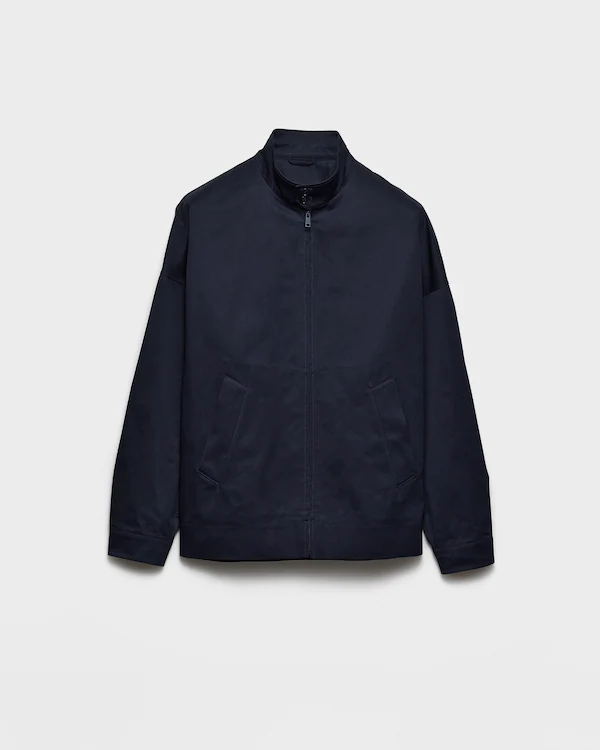 Jaqueta blouson de algodão