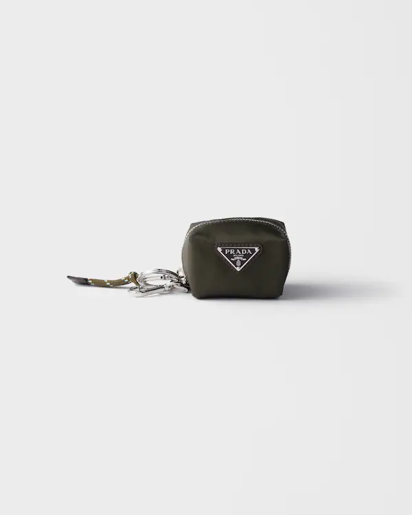Prada Speedrock Re-Nylon chaveiro