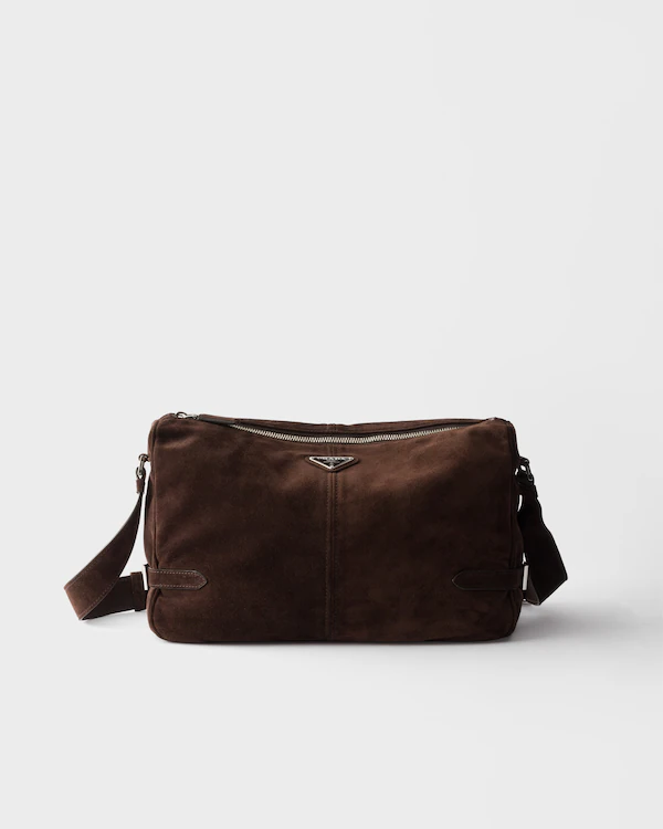 Bolsa de ombro em camurça