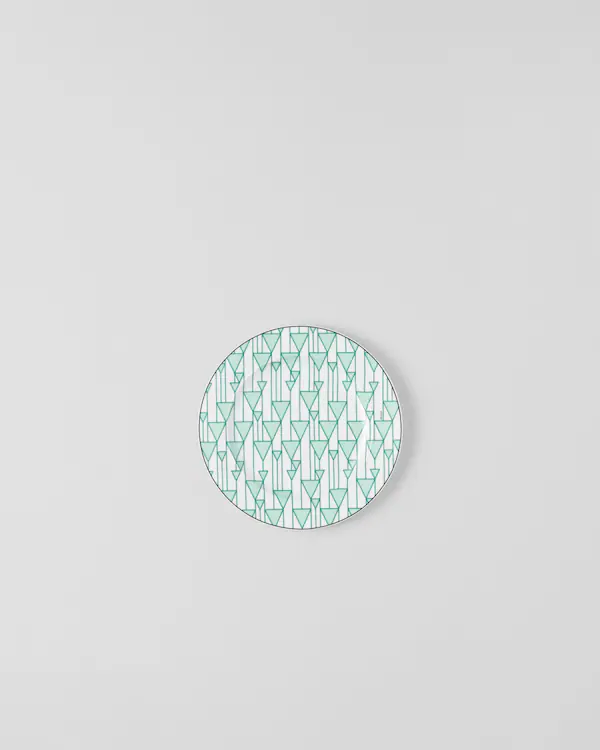 Conjunto de duas tigelas de porcelana - Verde Viena