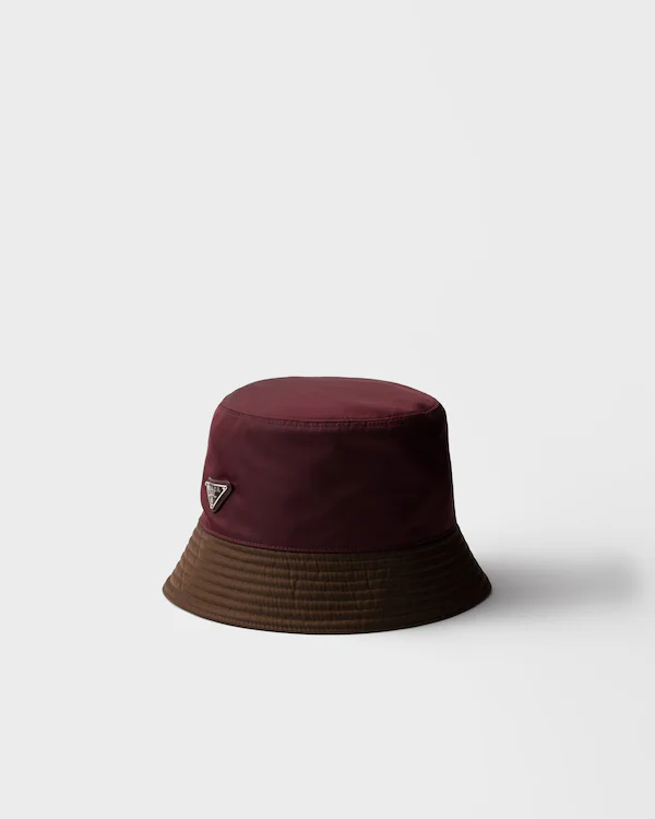 Chapéu de palha two-tone Re-Nylon