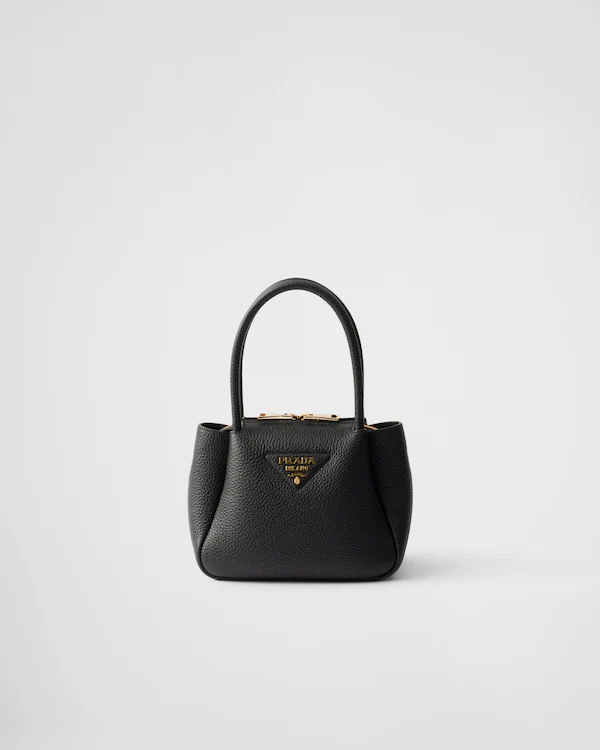 Bolsa de mão de couro mini