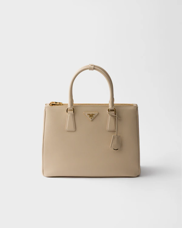 Bolsa grande de couro Saffiano Prada Galleria