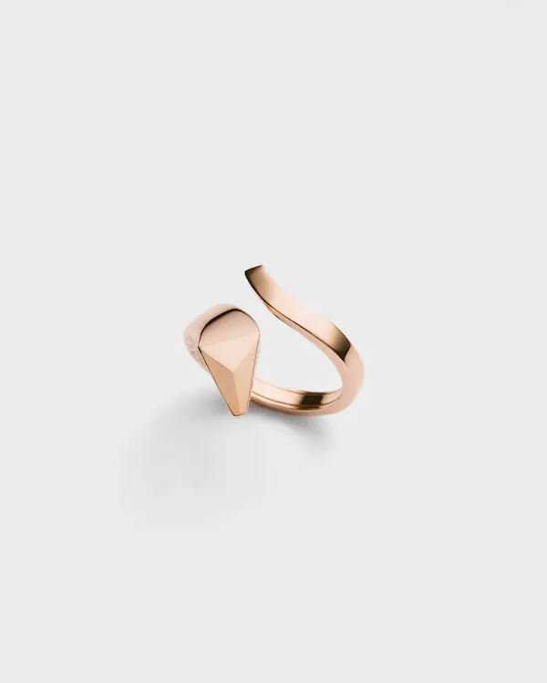 Anel mini cobra Eternal Gold em ouro rosa
