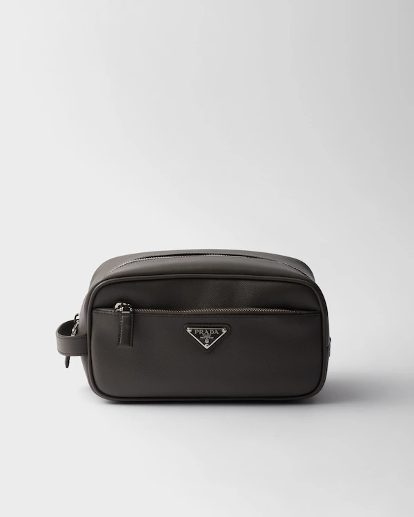 Bolsa de viagem em couro Saffiano