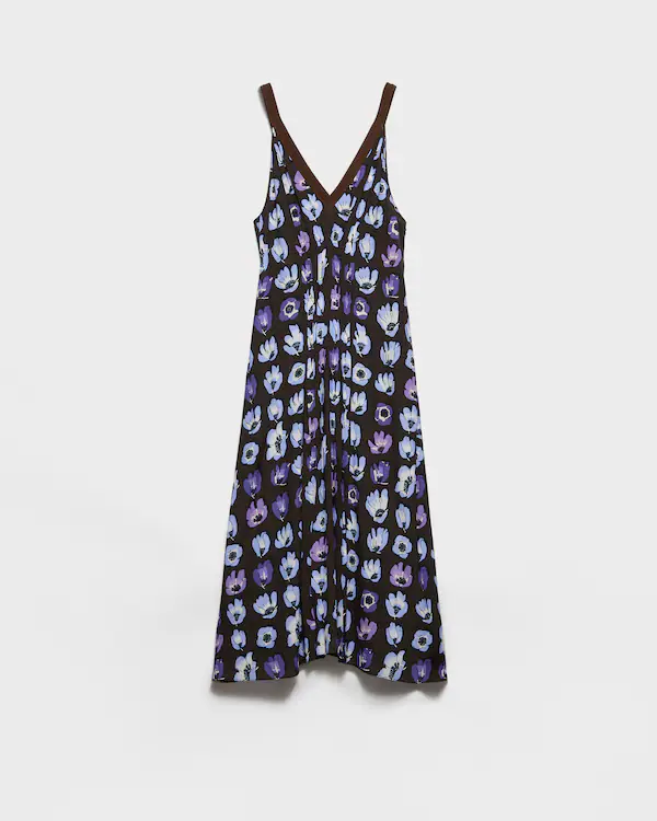 Vestido estampado marroquino