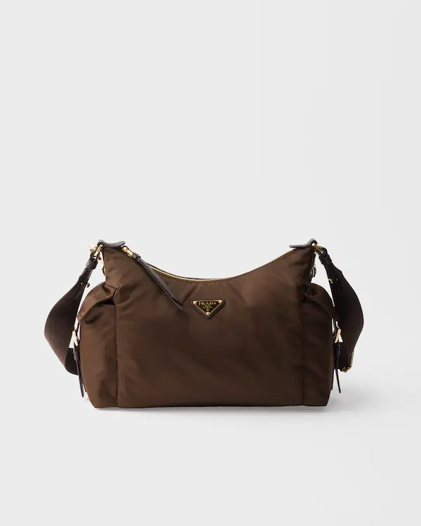 Bolsa Prada Explore grande em Re-Nylon e couro